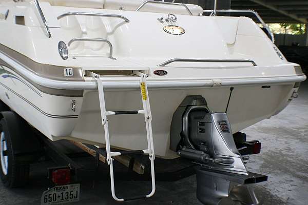 deck-boat-boat-for-sale-with-a-gasoline-engine-ladder